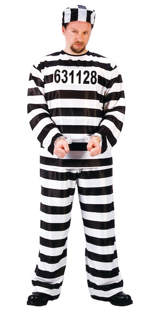 Men Convict Costume