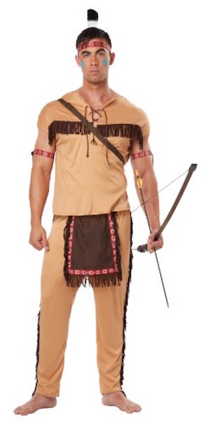 Men Native American Brave Costume