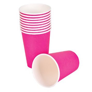 Magenta Paper Cups